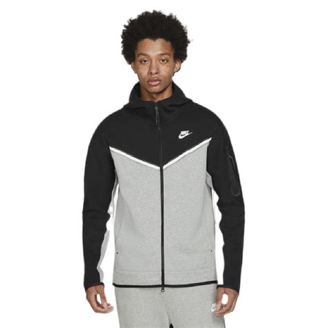 nike tech fleece zwart grijs wit|nike tech zwart grijs.